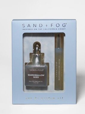 SAND + FOG Marshmallow Skies Eau de Parfum Oil Dropper & Roller Set